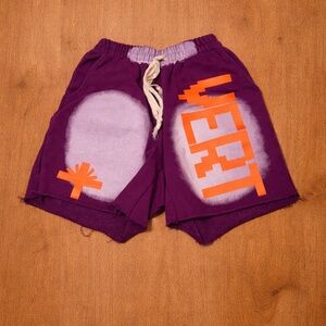 Vertebrae Purple and Orange Shorts
